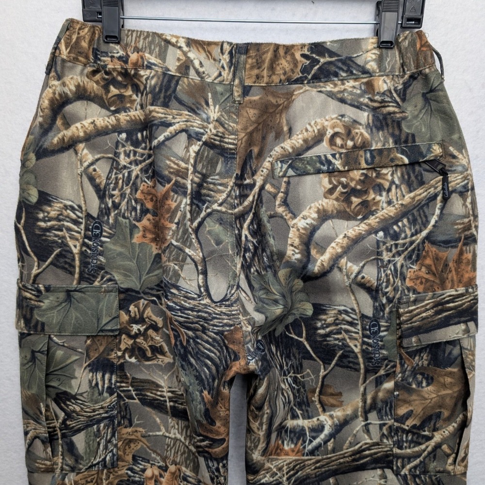 Cabela's Dry-Plus Seclusion 3D Camo Cargo Pants Mens 32 Regular Camouflage - Picture 4 of 11